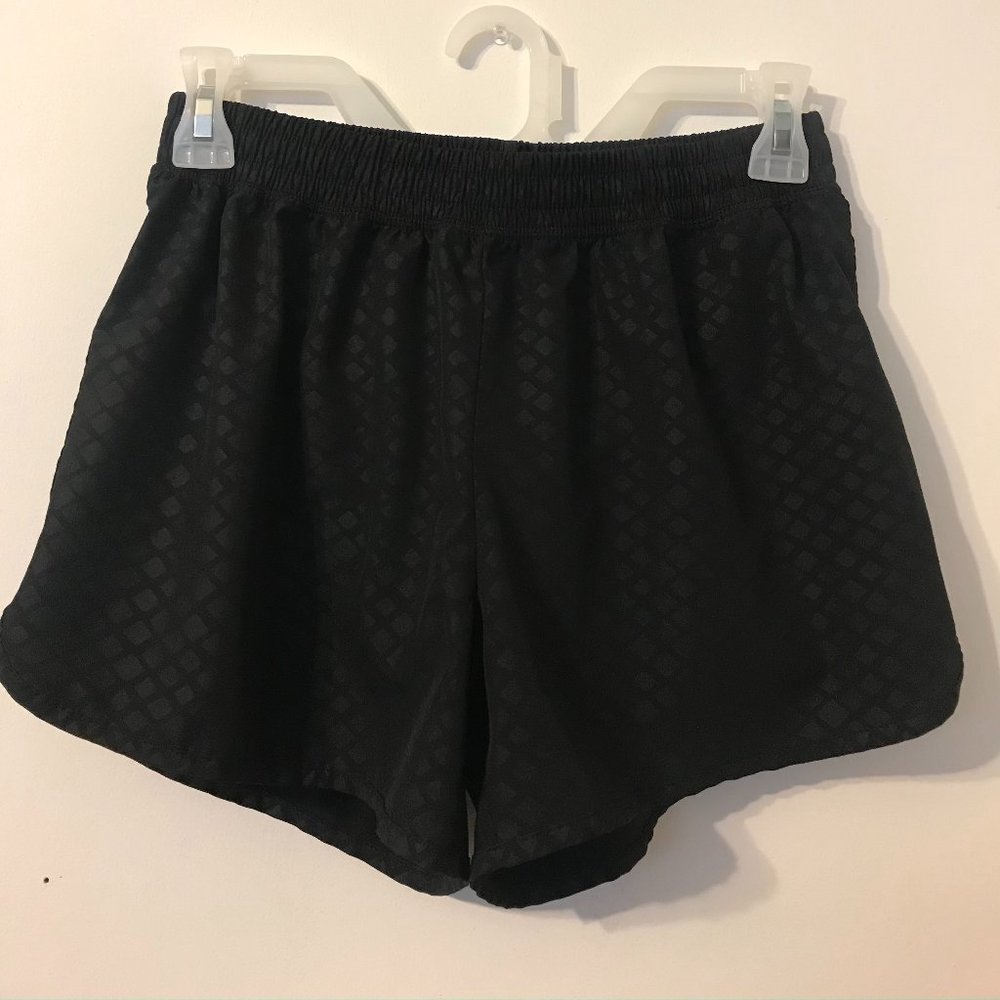 Black Grid Champion Shorts